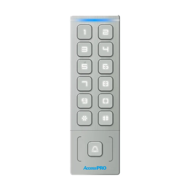 Teclado Autónomo Diseño Slim Metálico AccessPRO PRO-KEYPAD-H1
