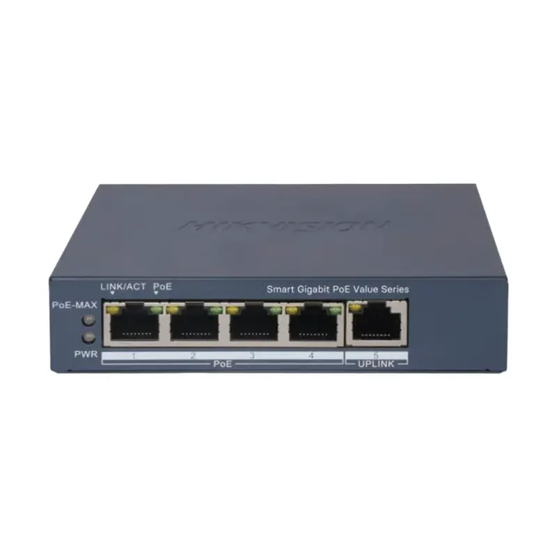 Switch Gigabit PoE+ Monitoreable Hikvision DS-3E1505P-EI/M