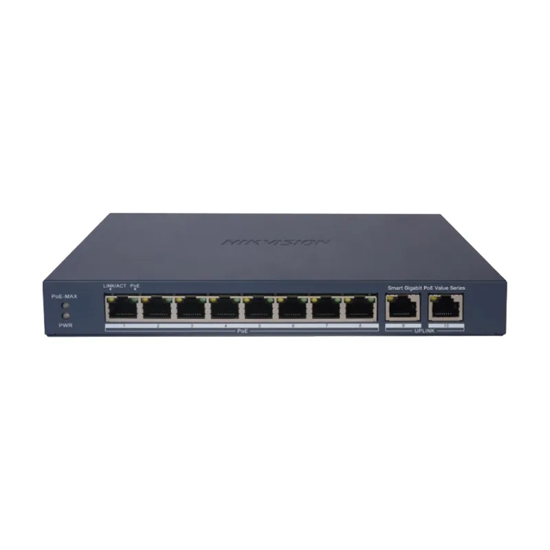 Switch Gigabit PoE+ Administrable Hikvision DS-3E1510P-EI/M
