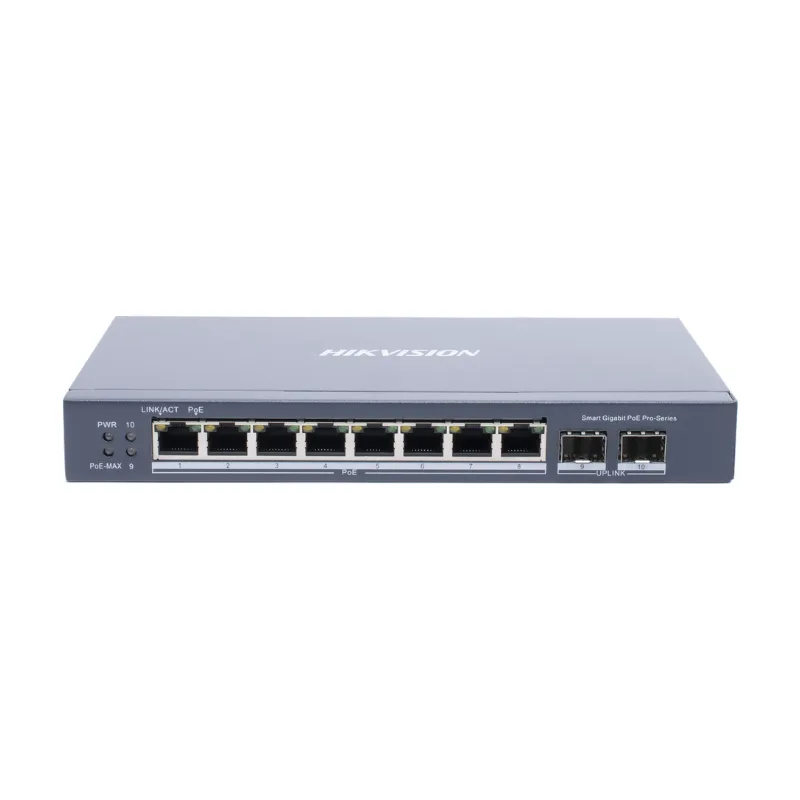 Switch Gigabit PoE+ Administrable Hikvision DS-3E1510P-SI