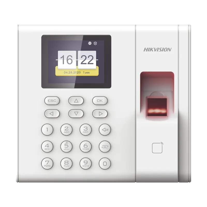Checador de Huella con Batería de Respaldo Hikvision DS-K1A8503EF-B