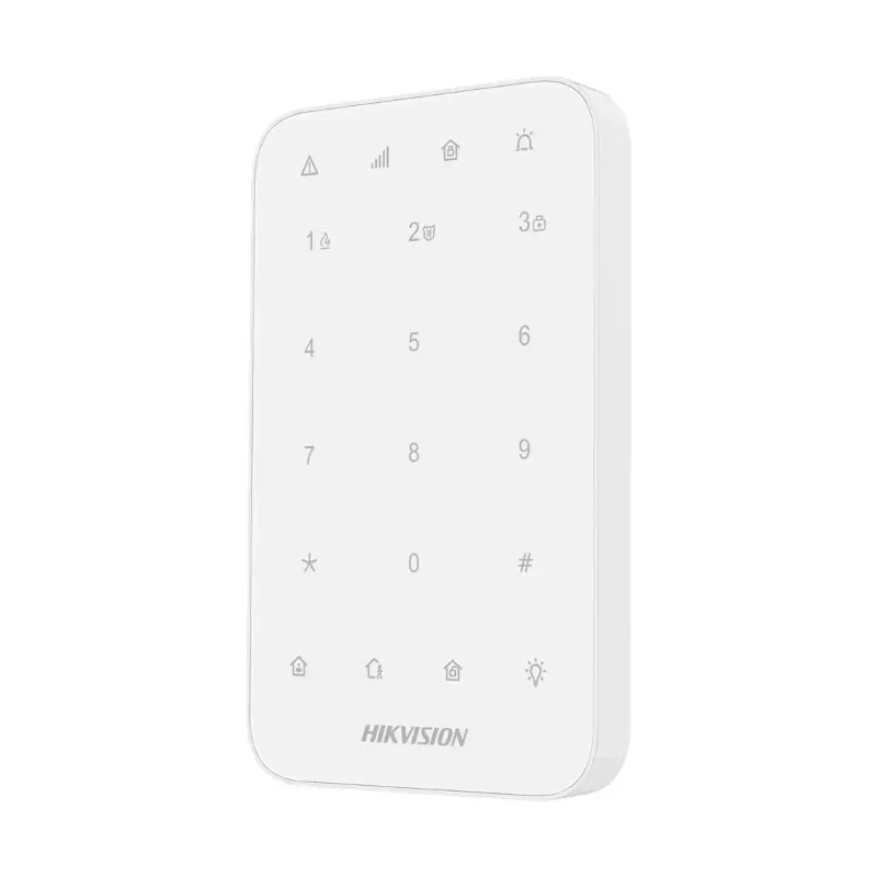 (AX PRO) Teclado Inalámbrico para Armado y Desarmado Hikvision DS-PK1-E-WB