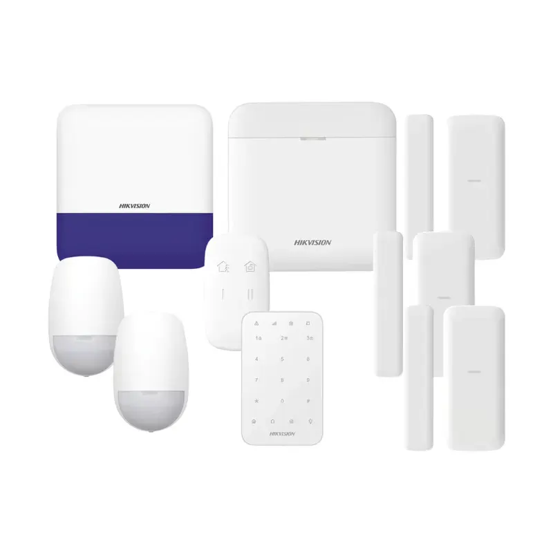 (AX PRO) KIT de Alarma AX PRO Incluye: 1 Hub con batería de respaldo Hikvision DS-PWA48-FULL-K