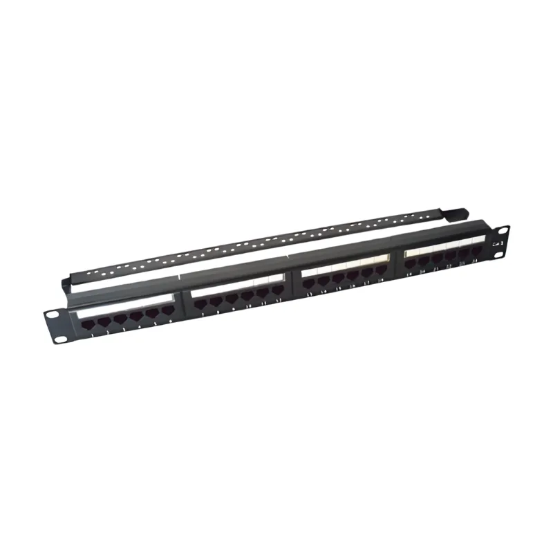 Panel de Parcheo de Impacto (110) UTP de 24 Puertos Cat6, 19 Pulgadas (48.26 cm), con B... LinkedPro LP-PP-607