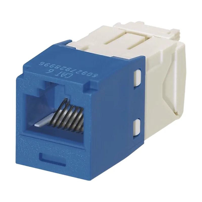 Conector Jack RJ45 Estilo TG, Mini-Com, Categoría 6, de 8 Posiciones y 8 Cables, Color ... Panduit CJ688TGBU
