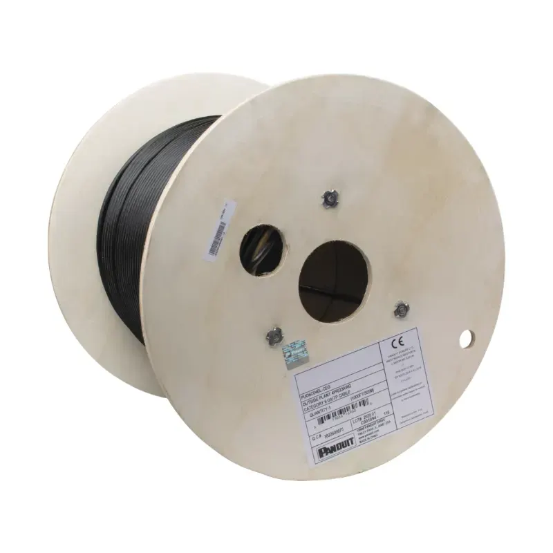 Bobina de Cable UTP de 4 Pares, PanNet, Para Exterior con Gel, Cat6 (23 AWG), Industria... Panduit PUO6C04BL-CEG