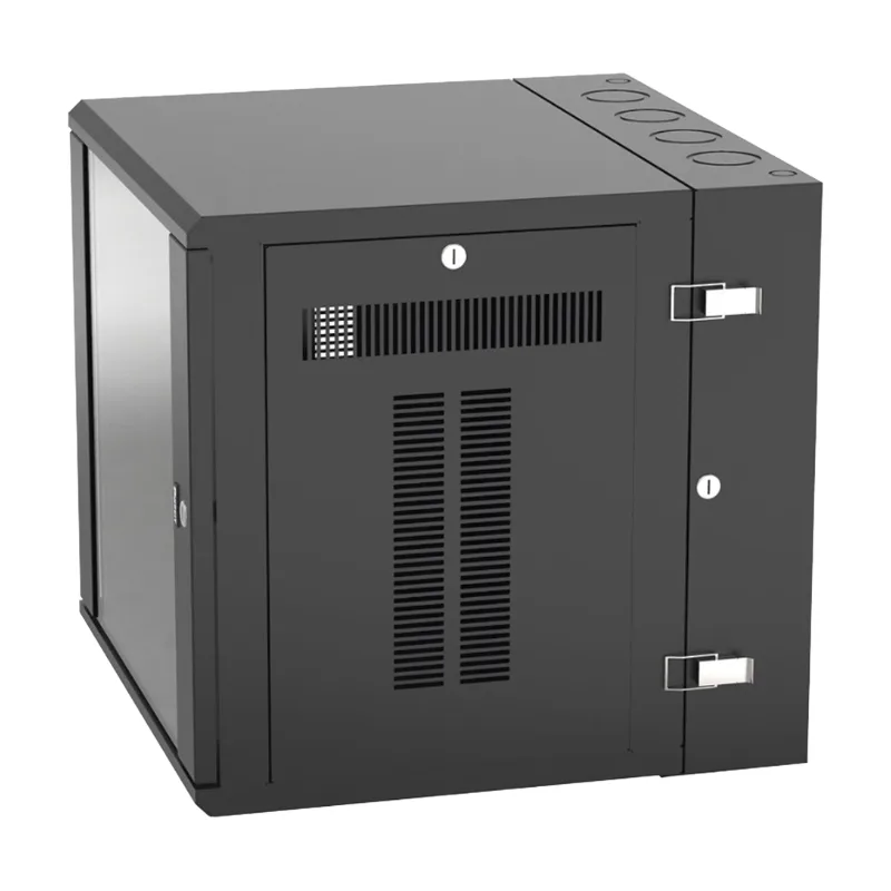 Gabinete PanZone de Montaje en Pared, de 19in, Puerta con Ventana de Seguridad, 12 UR, ... Panduit PZWMC12W