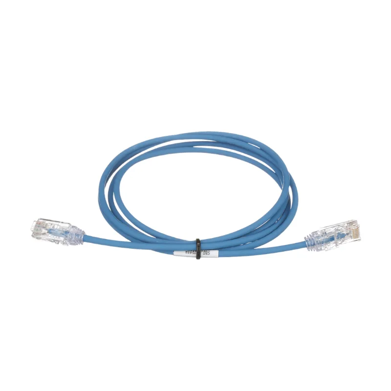 Cable de Parcheo TX6, UTP Cat6, Diámetro Reducido (28AWG), Color Azul, 0.91 metros (3 p... Panduit UTP28SP3BU