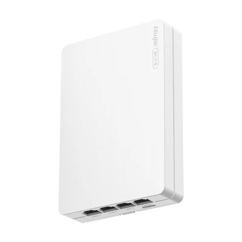Punto de Acceso Mesh Wi-Fi 6 para interior en pared, hasta 320 usuarios ideal para Hote... Ruijie RG-RAP62-WALL