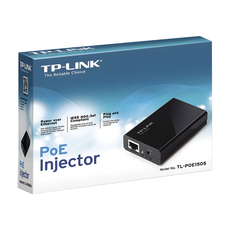 Inyector PoE (15W) Gigabit 802.3 af TP-Link TL-POE150S