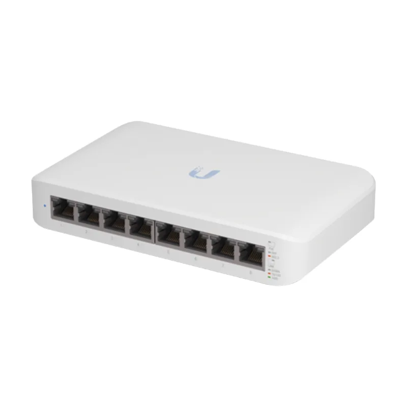 Switch UniFi Lite Administrable PoE de 8 Puertos 10 Ubiquiti USW-LITE-8-POE