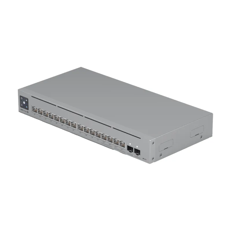 UniFi Switch Pro Max 16 PoE con funciones Capa 3, 16 puertos EtherLight RGB Ubiquiti USW-PRO-MAX-16-POE