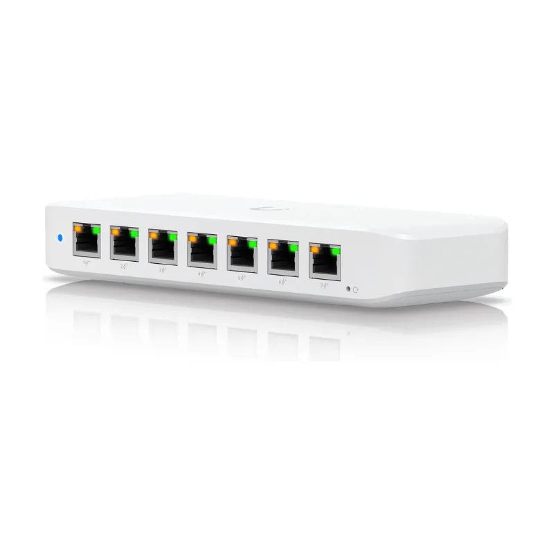 USW Ultra 210W Switch de 8 Puertos GbE (7 Puertos PoE+ y 1 Puerto Entrada PoE++) con Op... Ubiquiti USW-ULTRA-210W