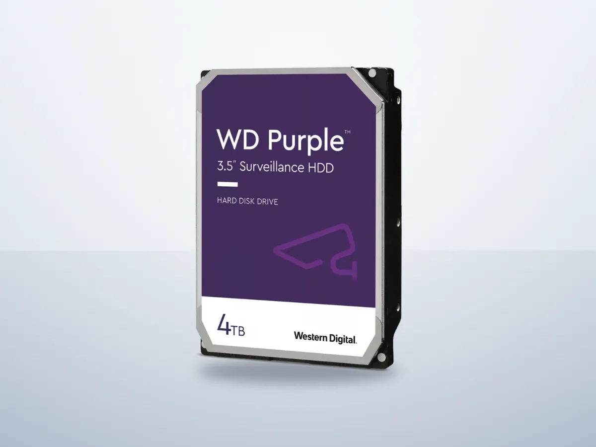 Disco duro WD Purple de 4 TB para videovigilancia