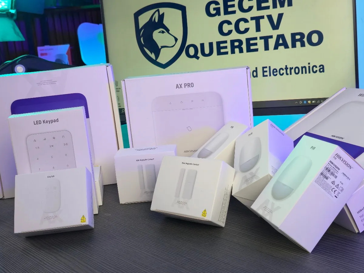 Teclado, control remoto y sensores de alarma Hikvision AX PRO